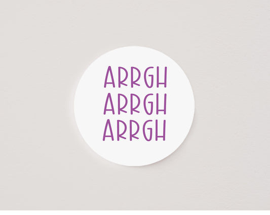 Arrgh Sticker
