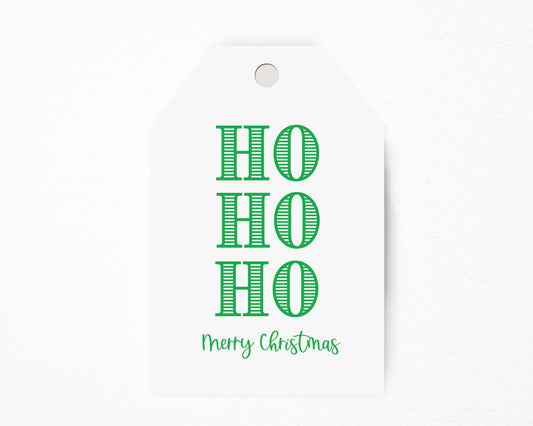 HO HO HO Hanging Gift Tag