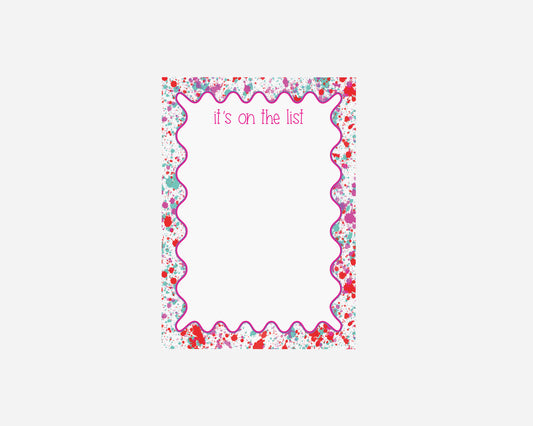 Pink and Purple Splatter