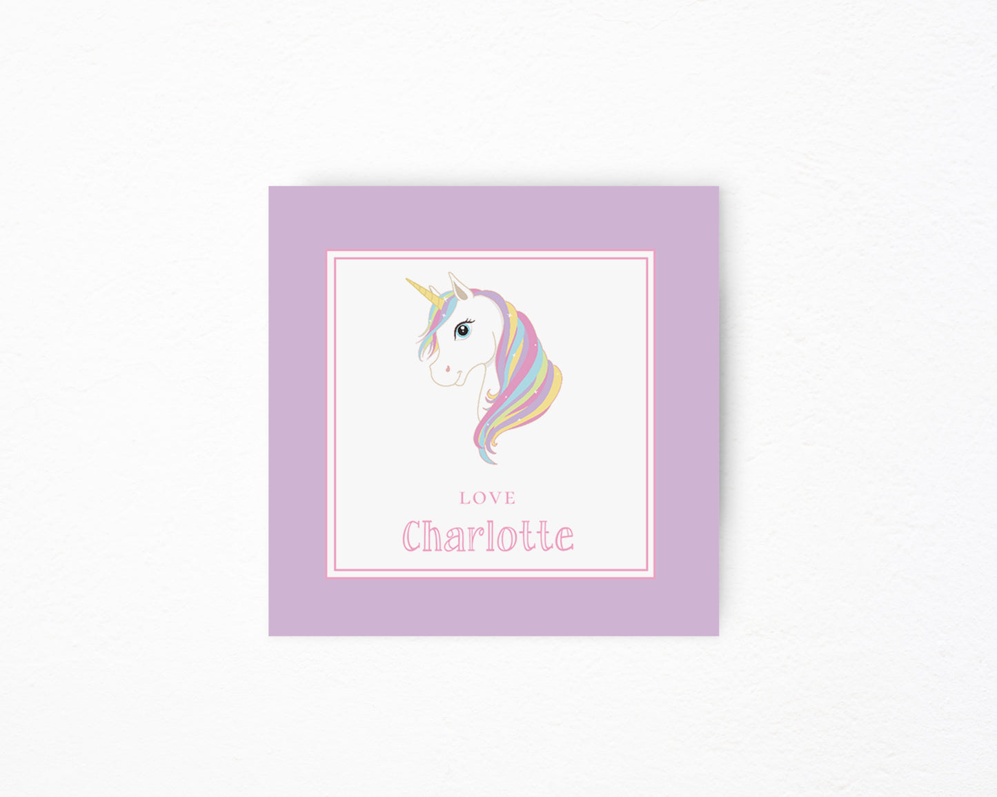 Unicorn Square Tag